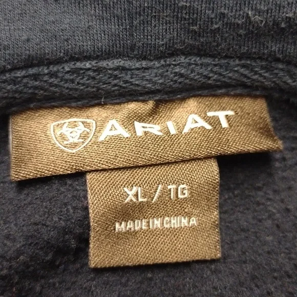 Ariat Hoodie American men size XL/LG black color - Picture 8 of 10